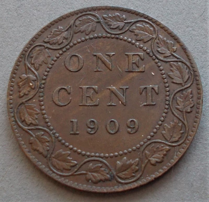 1909-Edward-VII-Large-Cent---Woody?